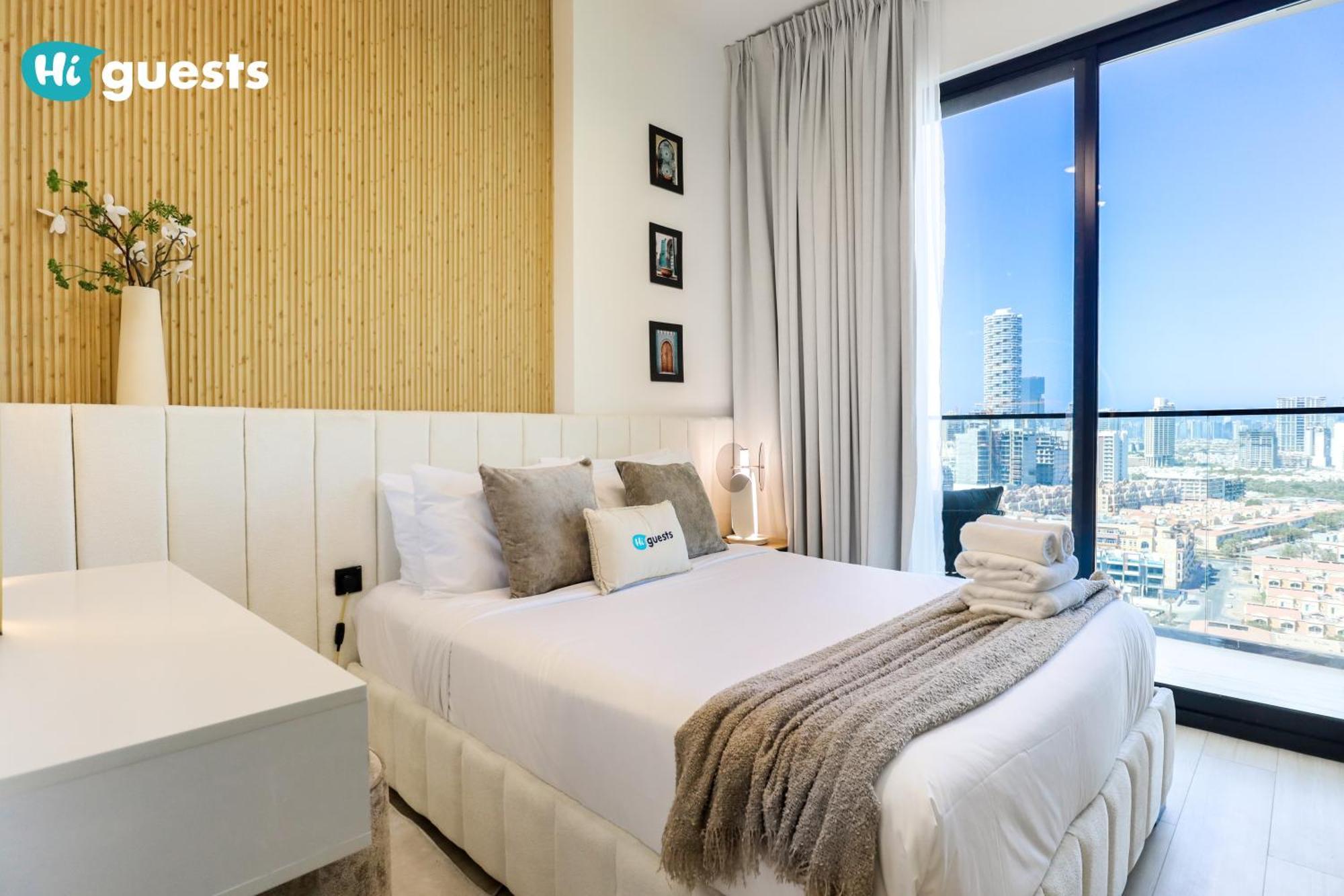 Higuests - Luxury Apt In The Heart Of Jvc At Binghatti Nova Apartment ดูไบ ภายนอก รูปภาพ